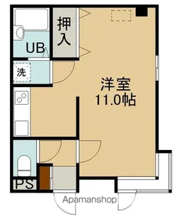 ヒルトン函館ベイ【2階】の間取り